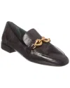 Tory Burch Jessa Leather Loafer In Black