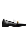 Tory Burch "jessa" Loafers Chain Detail In Black