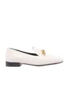 Tory Burch Jessa Leather Loafers In White