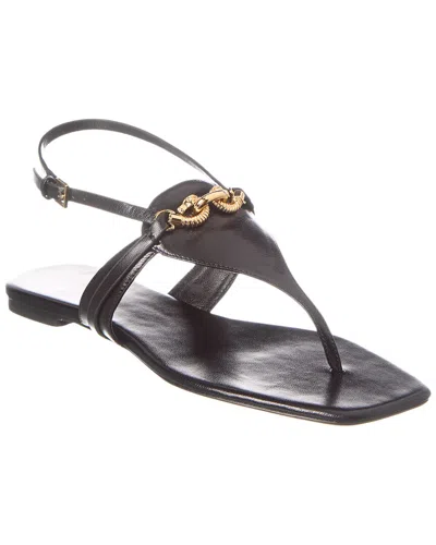 Tory Burch Jessa Leather Sandal In Black