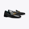 Tory Burch Jessa Horse-head Leather Loafers In Perfect Black