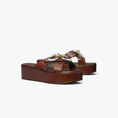 Tory Burch Jessa Platform Sandal In Brown