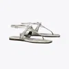 Tory Burch Jessa Flat Sandal In Lavender Roccia