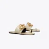 Tory Burch Jessa Toe Ring Sandal In Gray