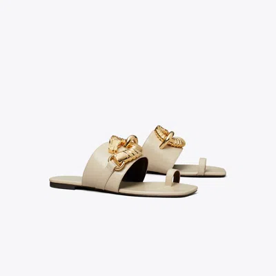 Tory Burch Jessa Toe Ring Sandal In Gray