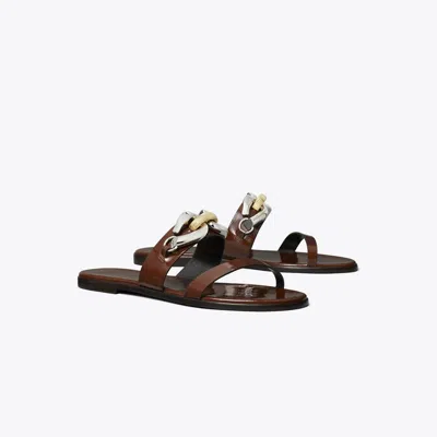 Tory Burch Jessa Two-strap Sandal In Brown