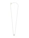 Tory Burch Miller Pave Pendant Necklace In Tory Gold / Crystal