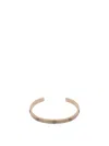 Tory Burch Icon Crystal Paved Cuff Bracelet In Gold