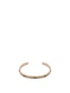 Tory Burch Icon Crystal Paved Cuff Bracelet In Gold