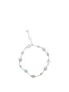Tory Burch Delicate Moondance Pearl Bracelet In Metallic