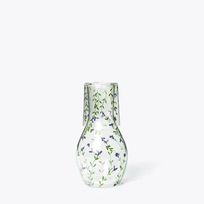 Tory Burch Jolie Fleur Carafe And Cup Set In Purple Multi