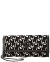 Tory Burch Juliette Floral Leather Chain Wallet
