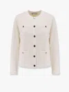Tory Burch Kendra Cardigan In Beige