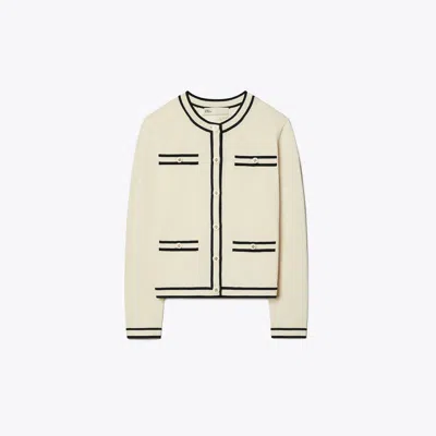 Tory Burch Kendra Cardigan In Neutral
