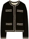 Tory Burch Kendra Cardigan In Black