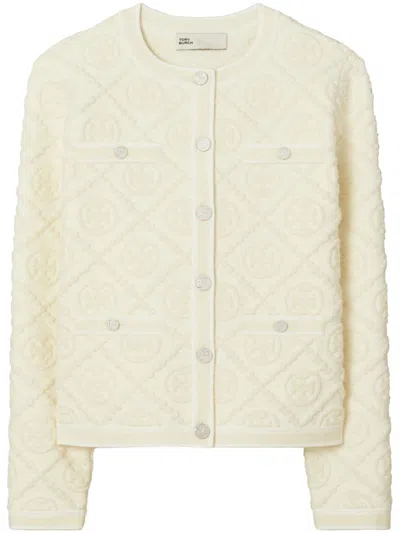 Tory Burch Kendra Cardigan In Neutrals