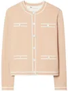 Tory Burch Kendra Cardigan In Neutrals