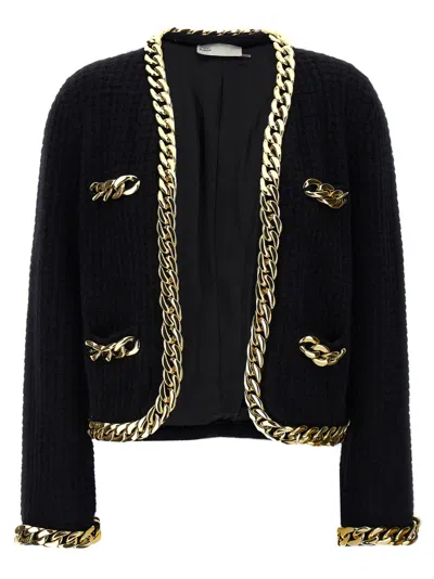 Tory Burch Kendra Chain Blazer And Suits In Black