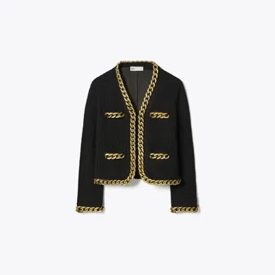 TORY BURCH KENDRA CHAIN CARDIGAN