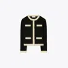 Tory Burch Sweaters In Black/french Cream