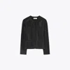 Tory Burch Kendra Embellished Cardigan In Black