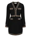 Tory Burch Kendra Mini Dress In Black