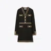 Tory Burch Kendra Dress In Black/chameau