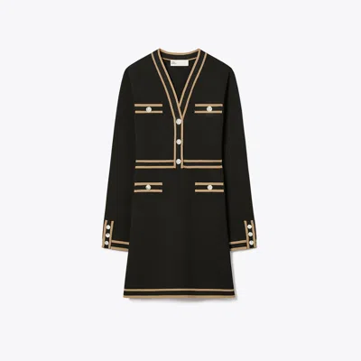 Tory Burch Kendra Sweater Dress In Black