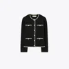 Tory Burch Kendra Buttoned Cardigan In Black