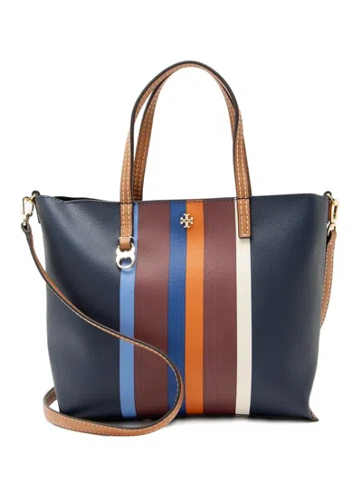 Pre-owned Tory Burch Kerrington Tote Bag In Blue
