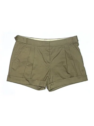 Pre-owned Tory Burch Khaki Shorts In Green