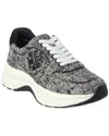 Tory Burch Kick Tweed Trainer In Multi