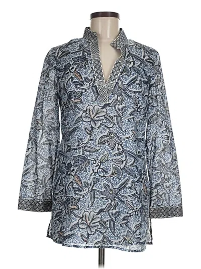 Pre-owned Tory Burch Kimono In Blue