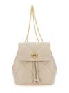 Tory Burch Kira Backpack In Beige