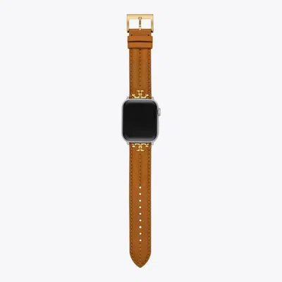 Tory Burch Kira Band For Apple Watch® In Brown