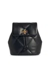Tory Burch Kira Black Leather Backpack