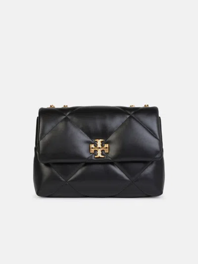 Tory Burch 'kira' Black Leather Double Shoulder Bag