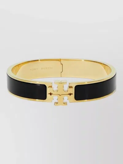 Tory Burch Kira Bracelet Gold Tone Hinged Design In Multi