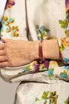 Tory Burch Kira Enamel Hinge Bracelet In Gold