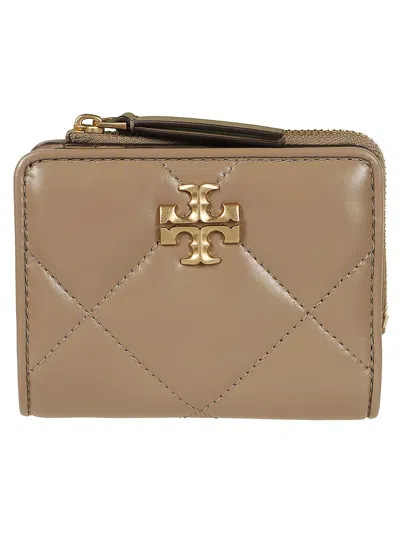 TORY BURCH TORY BURCH KIRA BROWN LEATHER WALLET