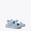 Tory Burch Kira Denim Dual-band Sport Sandals In Blue Cloud