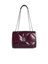 Tory Burch Kira Burgundy Leather Crossbody Bag In Burgundy