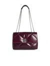 Tory Burch Kira Burgundy Leather Crossbody Bag In Burgundy