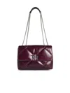 Tory Burch Kira Burgundy Leather Crossbody Bag In Burgundy