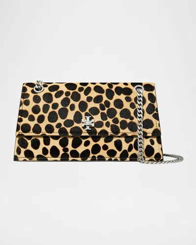 TORY BURCH KIRA CALF HAIR FLAP SHOULDER BAG
