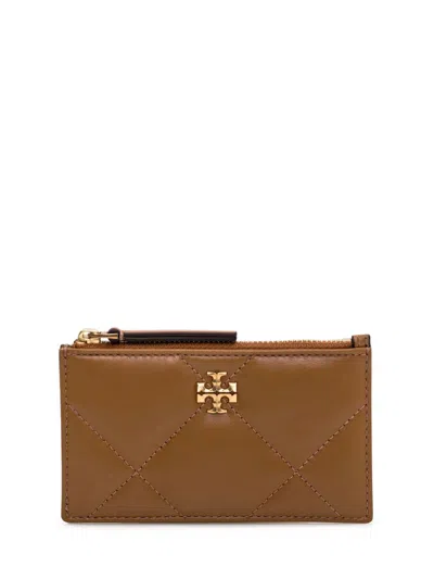 Tory Burch Kira Card Holder In Brown