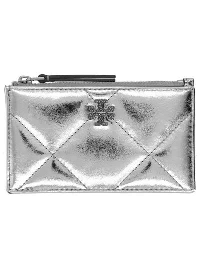 Tory Burch Kira" Card Holder In Silver