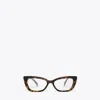 Tory Burch Kira Cat-eye Eyeglasses In Dark Tortoise