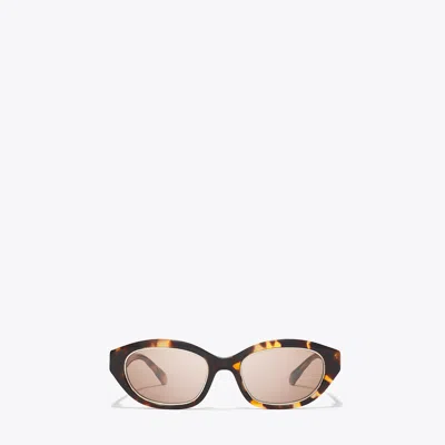 Tory Burch Kira Cat-eye Sunglasses In Brown