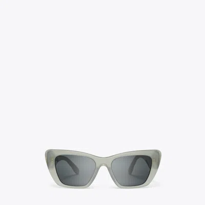 Tory Burch Kira Cat-eye Sunglasses In Gray